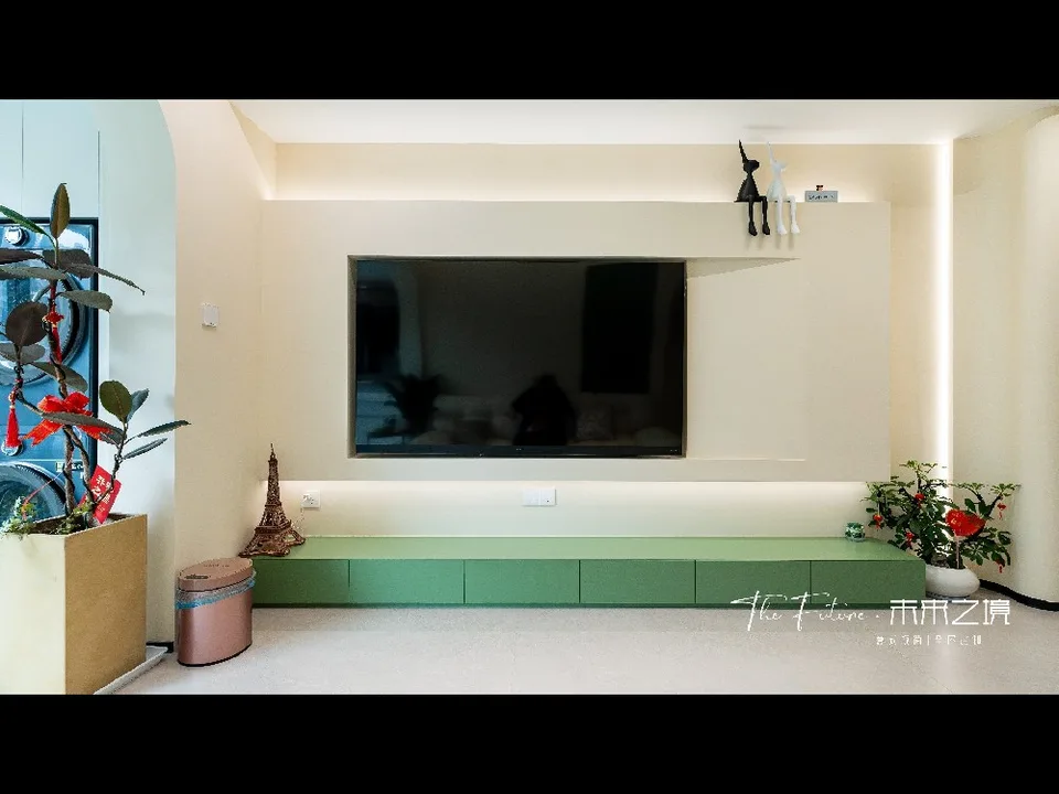 丽水碧桂园云顶奶油风全屋定制木作落地实景